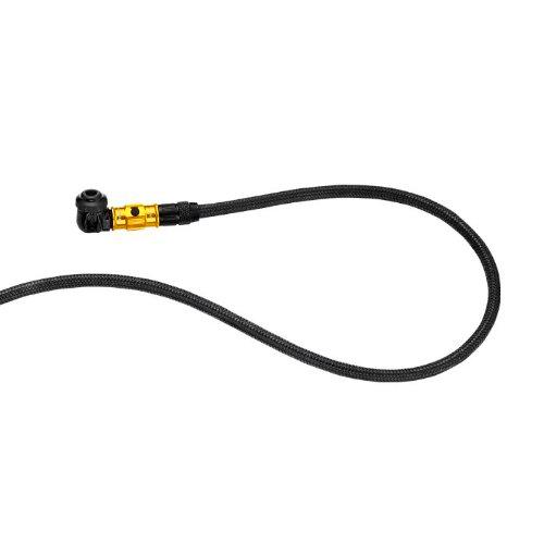 LEZYNE 1-BRAID-HOSE-V1FLIP Manguera para Bomba de Pie, Dorado, M