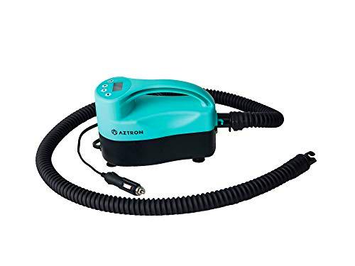 Aztron E- Pump, inflador eléctrico Unisex Adulto, Verde Agua