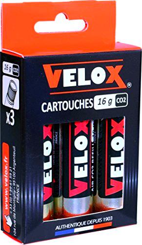  Velox Cartouches CO2 16 g - 16 g, Lot de 3