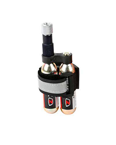 ZEFAL CO2 Inflator Kit - Juego de inflado de CO2 - Inflador de CO2 EZ Control + 2 Cartuchos con Rosca de 16g + Clip de fijación Universal