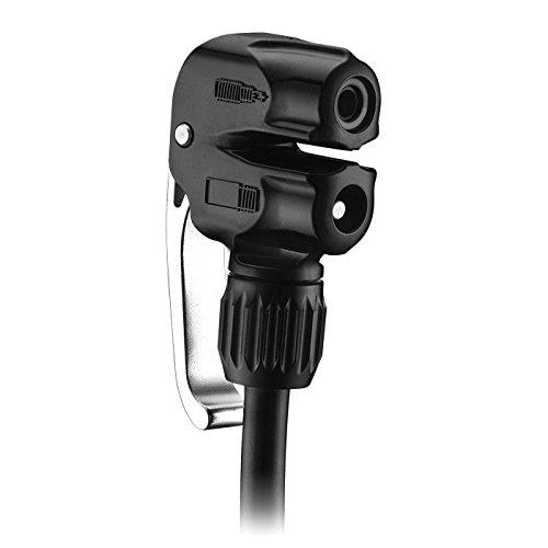 LEZYNE 1-DUAL-V104 Válvula Doble para Presta Y Schradeer, Negro, M