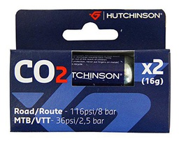 HUTCHINSON Accesorio en bombonas CO2, 2 x 16 g, Unisex