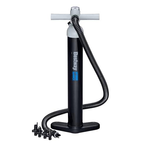 BESTWAY Inflador Manual de Alta Presión Air Hammer 25x10,5x64,5 cm Negro